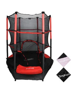Trampolín Infantil Brincolín 140 cm 55 Pulgadas con Red de Seguridad Alta 36 Resortes Acero Galvanizado Soporta 50 kg Joykoo - 1