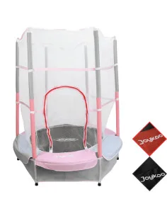 Trampolín Infantil Brincolín 140 cm 55 Pulgadas con Red de Seguridad Alta 36 Resortes Acero Galvanizado Soporta 50 kg Joykoo - 7