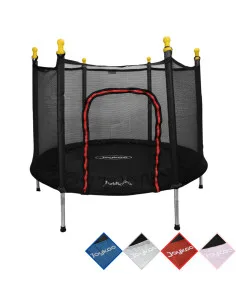 Trampolín Infantil Brincolín 140 cm 55 Pulgadas con Red de Seguridad hasta 50 kg con 36 Resortes de Acero Galvanizado Joykoo - 1