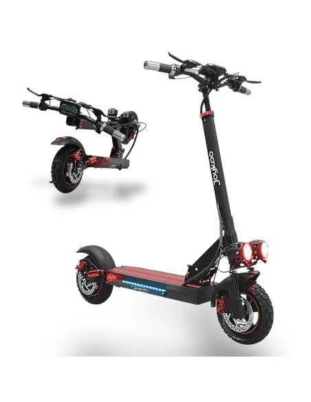 Scooter Eléctrico para Adultos Plegable Motor 500W Batería de Litio Freno de Disco Doble Suspensión Luces LED | Joykoo Tienda Oficial