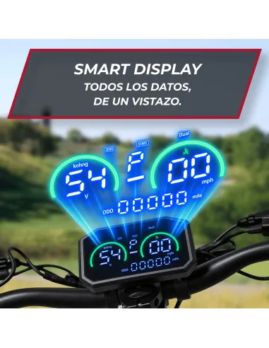 Scooter Eléctrico para Adultos Plegable Motor 500W Batería de Litio Freno de Disco Doble Suspensión Luces LED | Joykoo Tienda Oficial