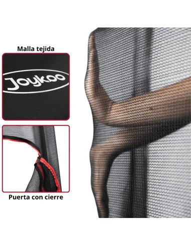 Trampolín Infantil Con Red De Seguridad 140 cm 55 Pulgadas Soporta Hasta 50 Kg Postes Acolchados 36 Resortes | Joykoo Tienda Oficial