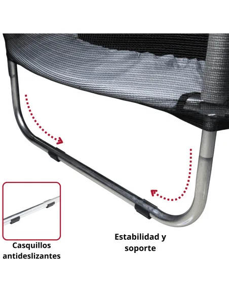 Trampolín Infantil Con Red De Seguridad 140 cm 55 Pulgadas Soporta Hasta 50 Kg Postes Acolchados 36 Resortes | Joykoo Tienda Oficial