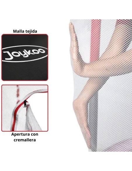 Trampolín Infantil 140 cm 55 Pulgadas Parque De Juegos Con Red De Seguridad Postes Acolchados 36 Resortes 50 kg | Joykoo Tienda Oficial