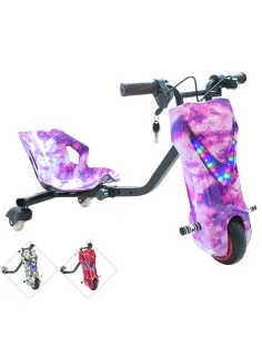 Montable Eléctrico Infantil Drift Trike Motor 150W 15 km/h Batería 36V Asiento Ajustable Bluetooth Hasta 55 kg Joykoo - 1