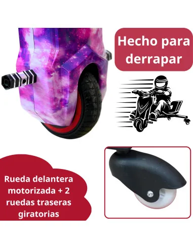Montable Eléctrico Infantil Drift Trike Motor 150W 15 km/h Batería 36V Asiento Ajustable Bluetooth Hasta 55 kg | Joykoo Tienda Oficial