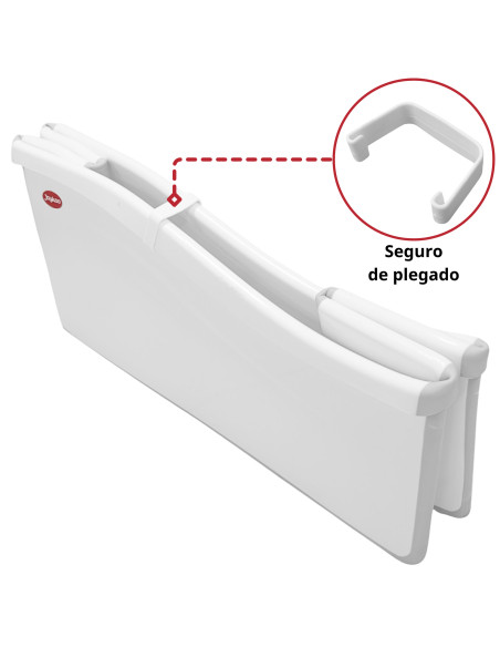 Bañera Plegable Para Bebé Antideslizante Con Tapón De Desagüe 6 A 18 Meses Hasta 25 Kg | Joykoo Tienda Oficial