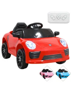 Montable Eléctrico Para Niños Mini Deportivo Con Control Remoto Luces Sonido Y Cinturón De Seguridad 6v Joykoo - 1 2