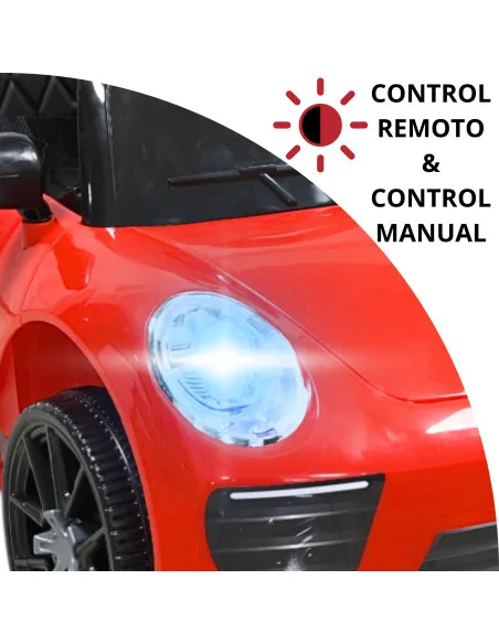 Montable Eléctrico Para Niños Mini Deportivo Con Control Remoto Luces Sonido Y Cinturón De Seguridad 6v | Joykoo Tienda Oficial