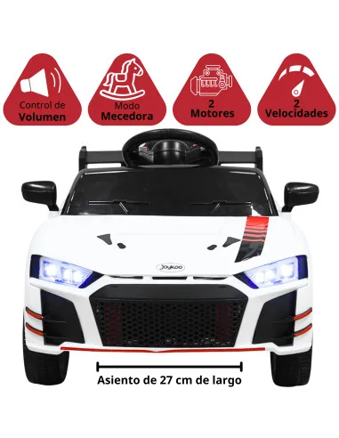 Montable Eléctrico Para Niños Mini Auto Deportivo Con Control Remoto Luces Sonido Y Cinturón De Seguridad 6v | Joykoo Tienda Oficial