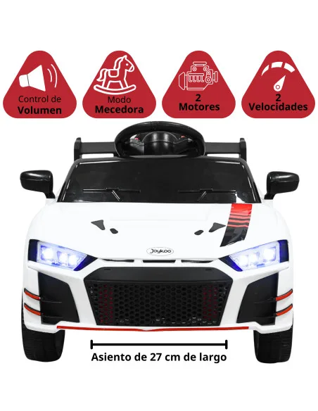 Montable Eléctrico Para Niños Mini Auto Deportivo Con Control Remoto Luces Sonido Y Cinturón De Seguridad 6v | Joykoo Tienda Oficial