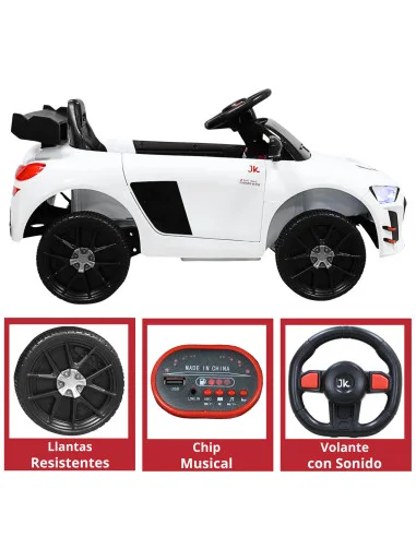 Montable Eléctrico Para Niños Mini Auto Deportivo Con Control Remoto Luces Sonido Y Cinturón De Seguridad 6v | Joykoo Tienda Oficial
