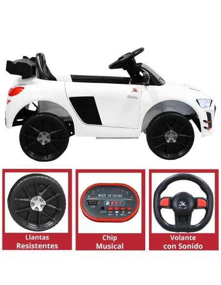 Montable Eléctrico Para Niños Mini Auto Deportivo Con Control Remoto Luces Sonido Y Cinturón De Seguridad 6v | Joykoo Tienda Oficial