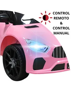 Montable Eléctrico Para Niños Mini Deportivo GT Con Control Remoto Luces Sonido Y Cinturón De Seguridad 6v Joykoo - 1 2