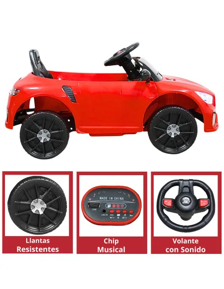 Montable Eléctrico Para Niños Mini Deportivo GT Con Control Remoto Luces Sonido Y Cinturón De Seguridad 6v | Joykoo Tienda Oficial