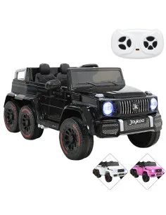 Montable Eléctrico Para Niños Camioneta 6x4 con Control Remoto Luces y Bluetooth Batería Recargable 12v Joykoo - 1