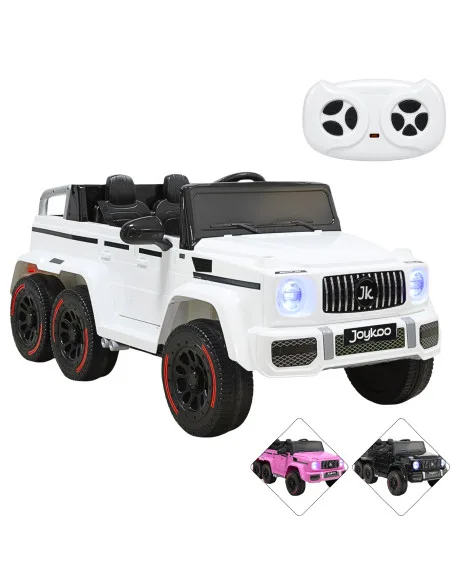 Montable Eléctrico Para Niños Camioneta 6x4 con Control Remoto Luces y Bluetooth Batería Recargable 12v | Joykoo Tienda Oficial