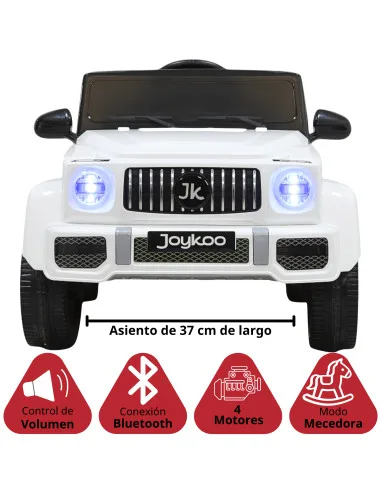 Montable Eléctrico Para Niños Camioneta 6x4 con Control Remoto Luces y Bluetooth Batería Recargable 12v | Joykoo Tienda Oficial