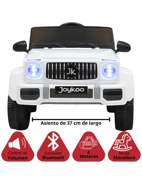 Montable Eléctrico Para Niños Camioneta 6x4 con Control Remoto Luces y Bluetooth Batería Recargable 12v | Joykoo Tienda Oficial