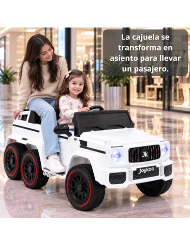 Montable Eléctrico Para Niños Camioneta 6x4 con Control Remoto Luces y Bluetooth Batería Recargable 12v | Joykoo Tienda Oficial
