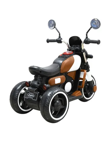 Moto Montable Eléctrica Retro Para Niños 3 Ruedas 6V Bluetooth Luces Música Desde 3 Años Hasta 25 Kg | Joykoo Tienda Oficial