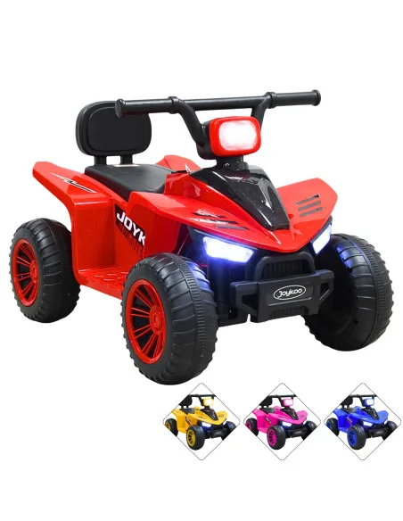 Cuatrimoto Montable Eléctrica Para Niños Con Luces Y Sonido Batería Recargable 6V A Partir De 3 Años | Joykoo Tienda Oficial