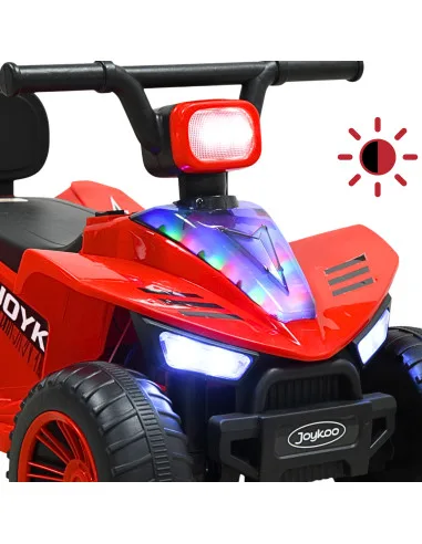 Cuatrimoto Montable Eléctrica Para Niños Con Luces Y Sonido Batería Recargable 6V A Partir De 3 Años | Joykoo Tienda Oficial