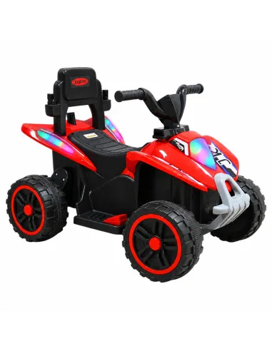 Montable Eléctrico para Niños 6V con Bastón Dirigible Luces y Música, Pedal Acelerador Apto a partir de 3 o hasta 25 kg | Joykoo Tienda Oficial