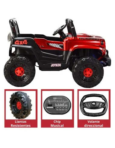 Montable Electrico Camioneta 4x2 Control Remoto Luz Led 12v | Joykoo Tienda Oficial
