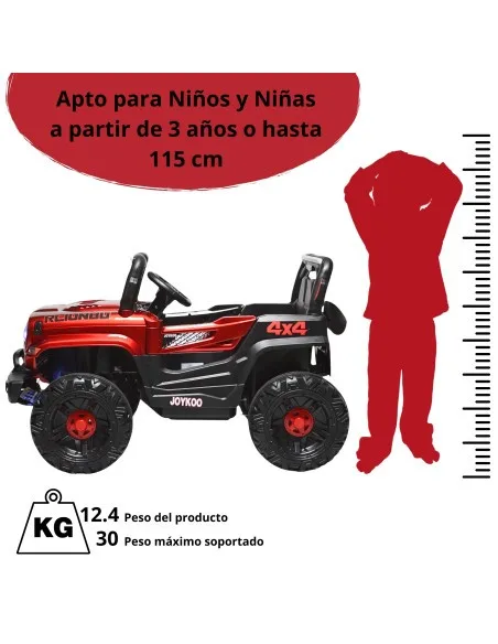 Montable Electrico Camioneta 4x2 Control Remoto Luz Led 12v | Joykoo Tienda Oficial