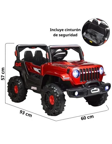 Montable Electrico Camioneta 4x2 Control Remoto Luz Led 12v | Joykoo Tienda Oficial