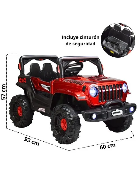 Montable Electrico Camioneta 4x2 Control Remoto Luz Led 12v | Joykoo Tienda Oficial