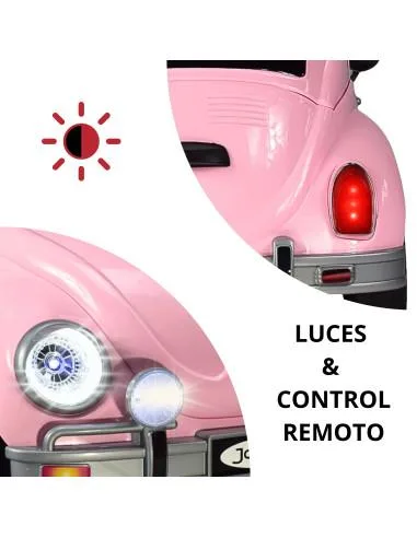 Montable para Niños Vocho Electrico Control Remoto luz 12V | Joykoo Tienda Oficial