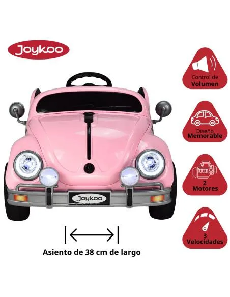Montable para Niños Vocho Electrico Control Remoto luz 12V | Joykoo Tienda Oficial