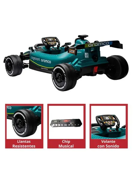 Montable Electrico para Niños Formula 1 con Control Remoto 12v | Joykoo Tienda Oficial