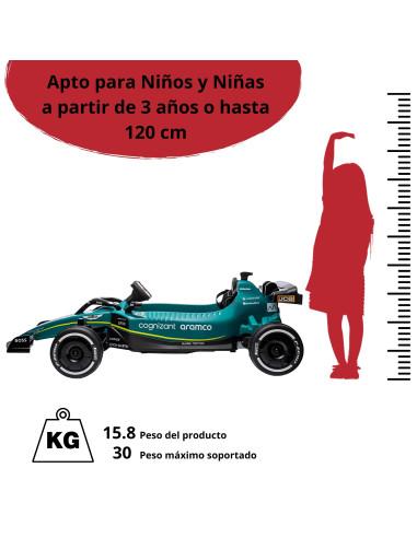 Montable Electrico para Niños Formula 1 con Control Remoto 12v | Joykoo Tienda Oficial