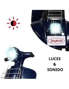 Motocicleta Montable Electrica Doble Asiento Sonido Luz Led 6v Joykoo - 1 2