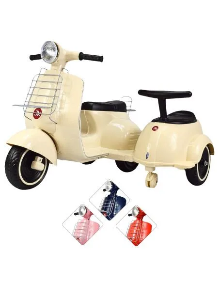 Motocicleta Montable Electrica Doble Asiento Sonido Luz Led 6v | Joykoo Tienda Oficial