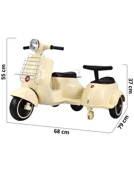Motocicleta Montable Electrica Doble Asiento Sonido Luz Led 6v | Joykoo Tienda Oficial