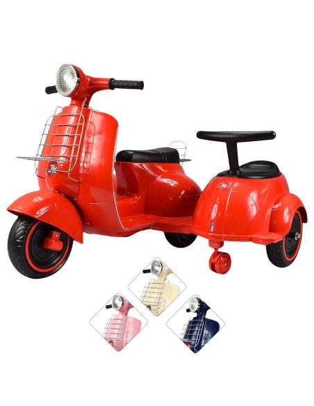 Motocicleta Montable Electrica Doble Asiento Sonido Luz Led 6v Joykoo - 1 2
