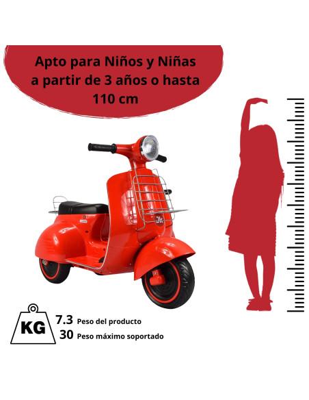 Motocicleta Montable Electrica Doble Asiento Sonido Luz Led 6v | Joykoo Tienda Oficial