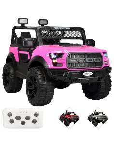 Montable Electrico Raptor para Niños Control Remoto Luz Led 12v Joykoo - 1