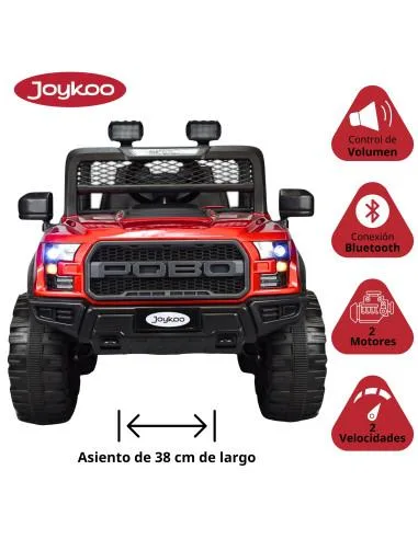 Montable Electrico Raptor para Niños Control Remoto Luz Led 12v | Joykoo Tienda Oficial