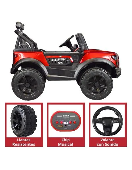 Montable Electrico Raptor para Niños Control Remoto Luz Led 12v | Joykoo Tienda Oficial