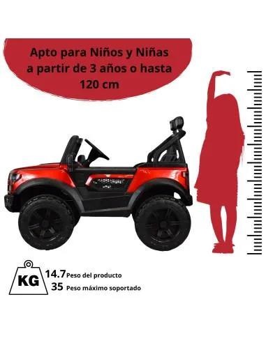 Montable Electrico Raptor para Niños Control Remoto Luz Led 12v | Joykoo Tienda Oficial