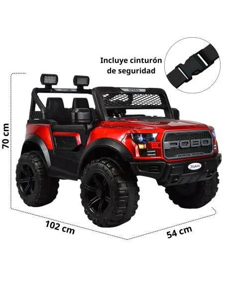 Montable Electrico Raptor para Niños Control Remoto Luz Led 12v | Joykoo Tienda Oficial