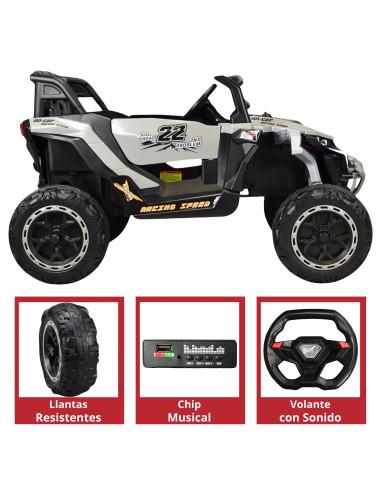 Montable Electrico Speed para Niños Control Remoto Luces Led y Sonido Bluetooth 12v | Joykoo Tienda Oficial
