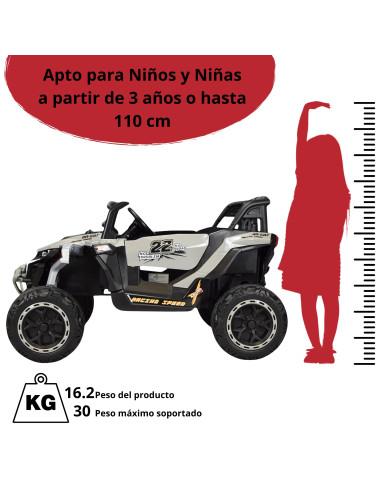 Montable Electrico Speed para Niños Control Remoto Luces Led y Sonido Bluetooth 12v | Joykoo Tienda Oficial