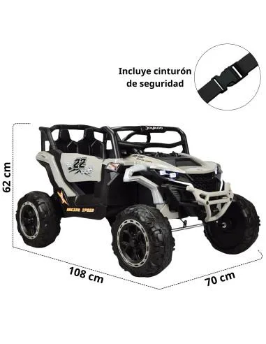 Montable Electrico Speed para Niños Control Remoto Luces Led y Sonido Bluetooth 12v | Joykoo Tienda Oficial