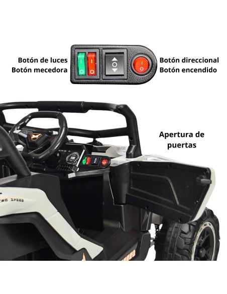 Montable Electrico Speed para Niños Control Remoto Luces Led y Sonido Bluetooth 12v | Joykoo Tienda Oficial